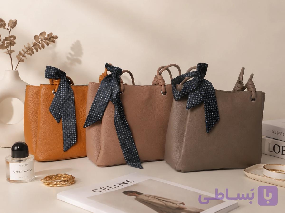 کیف دخترانه چرم پاپیونی b109