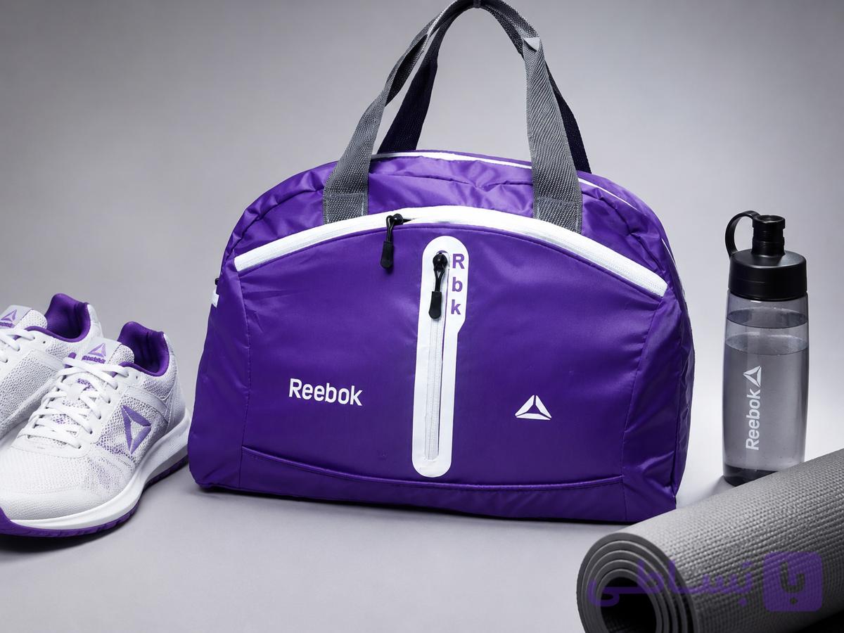 ساک ورزشی ریباک (Reebok) مدل جادار با جیب اختصاصی و بند دستی - در ۴ رنگ متنوع