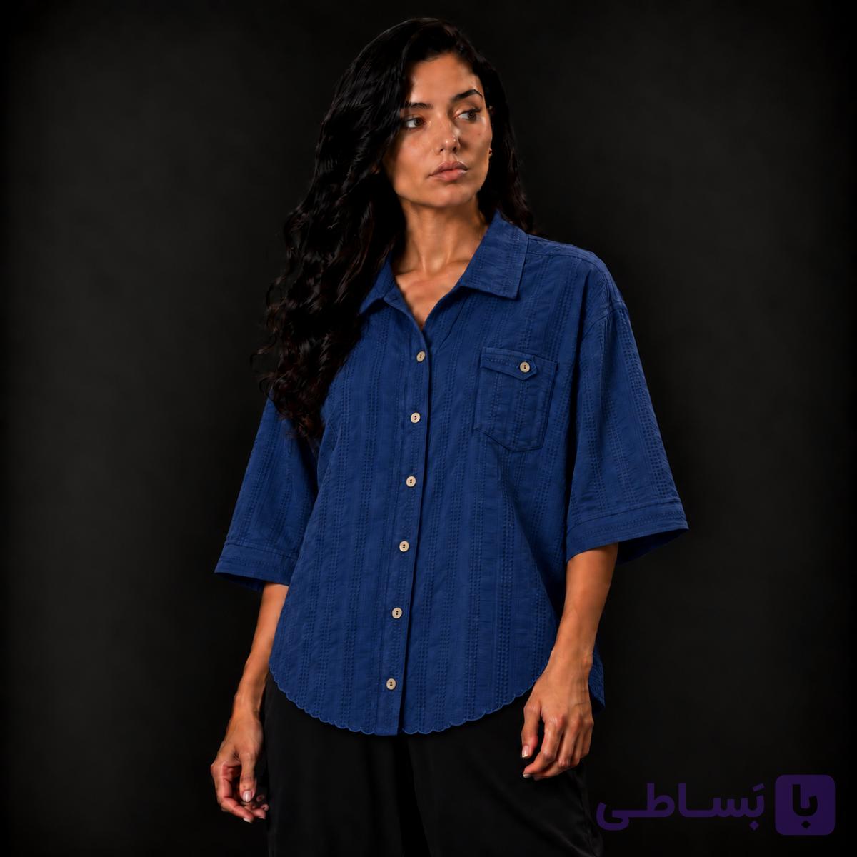 شومیز زنانه کوک دوزی شانتون - فروشگاه پوشاک علی بابا