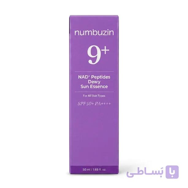 اسنس ضدآفتاب شماره 9 جوانساز و آبرسان پوست | Numbuzin No.9 NAD+ Peptides Dewy Sun Essence — تصویر 1