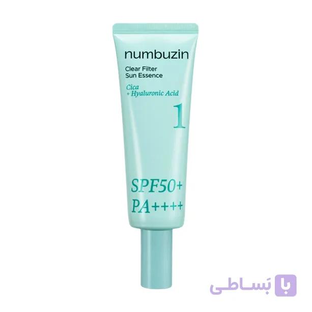 اسنس ضدآفتاب شماره 1 نامبوزین | Numbuzin No.1 Clear Filter Sun Essence — تصویر 1