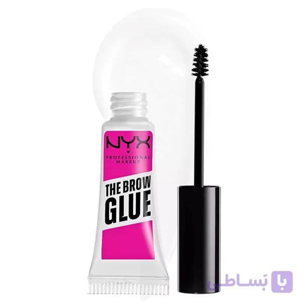 ژل ابرو لیفت و تثبیت کننده نیکس با ماندگاری ۱۶ ساعته | NYX Professional Makeup Glue Instant Brow Styler — تصویر 1