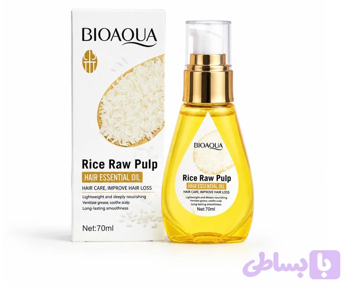 روغن مو مدل Rice Raw Pulp – حجم 70 میلی‌لیتر