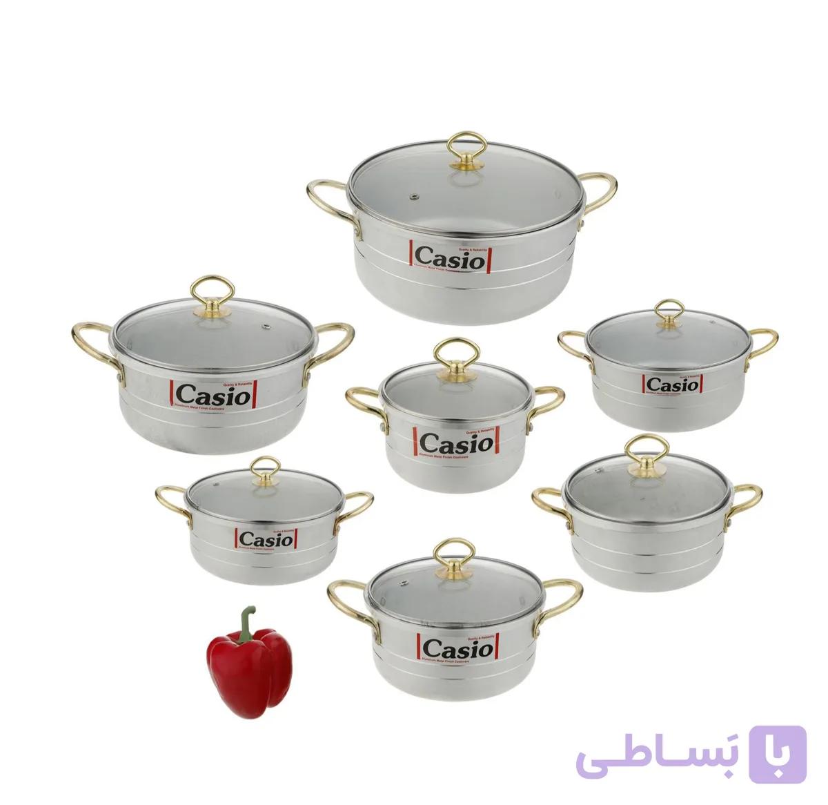 سرویس قابلمه ۱۴ پارچه Casio