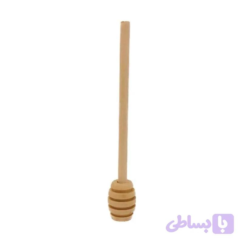 قاشق عسل چوبی بزرگ