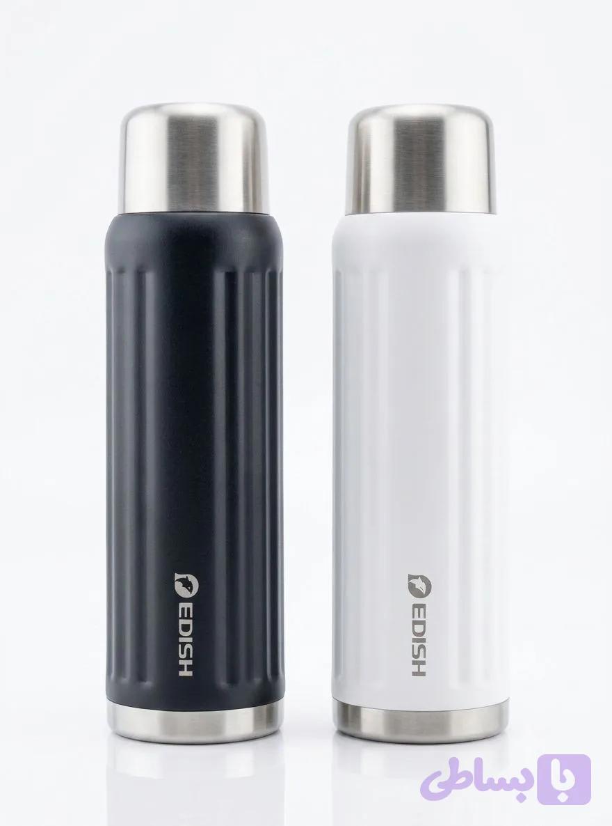 فلاسک استیل استوانه EDISH