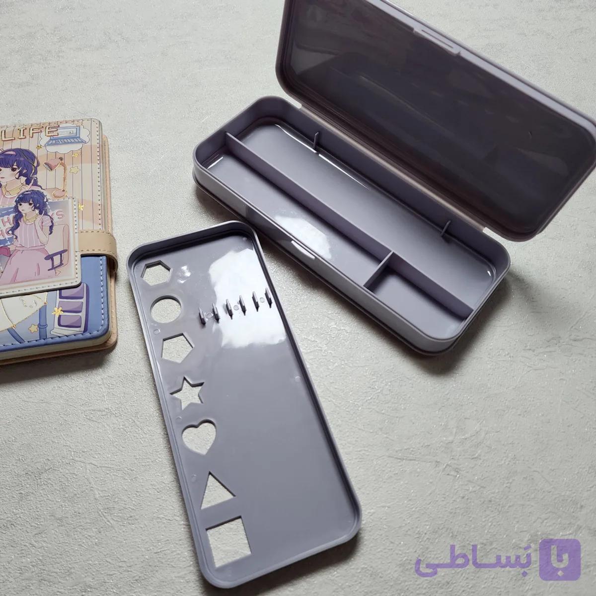 جامدادی طبقه دار و شابلون دار طرح دایناسور — تصویر 1