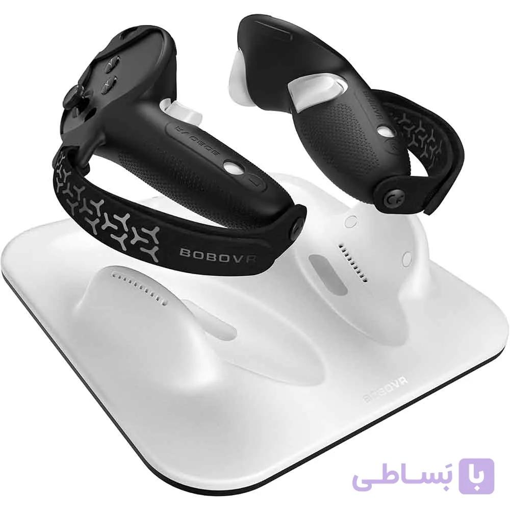 شارژر بی سیم دسته BOBOVR مدل CD3 Combo مخصوص Meta Quest 3 و Quest 3S به همراه گریپ G3 — تصویر 1