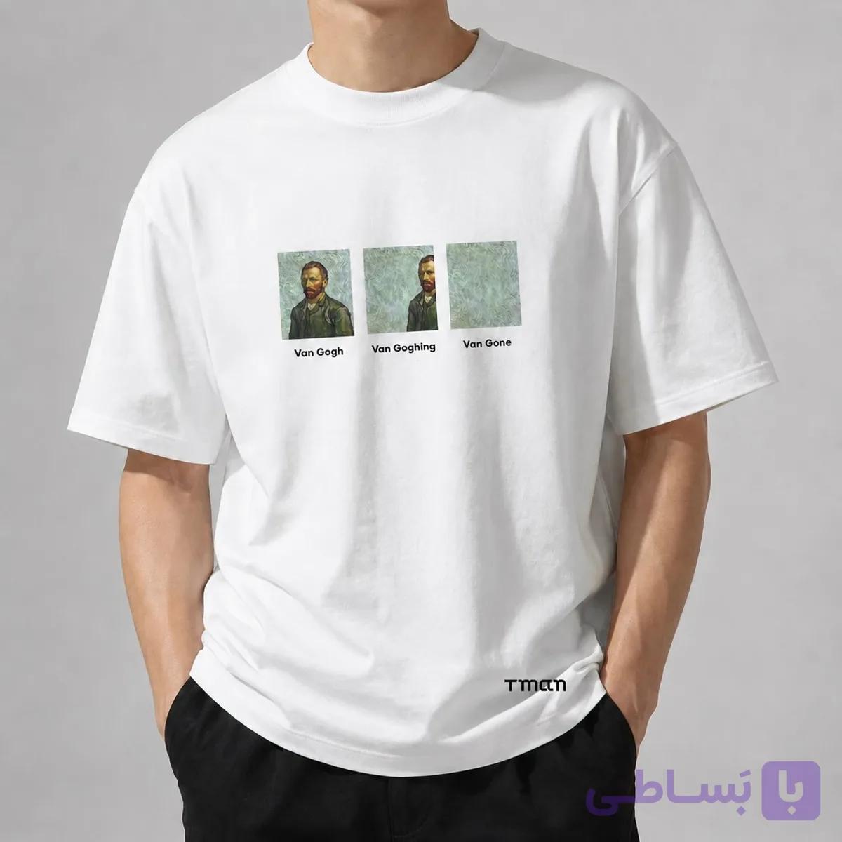 تیشرت چاپی طرح Van Gogh