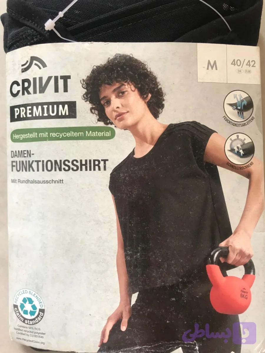 تیشرت ورزشی زنانه کریویت مدل Ladies' Sports Top with longer length back خشک شونده سریع و دفع کننده رطوبت