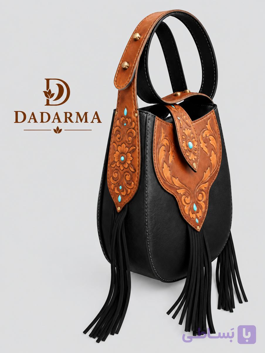 کیف دوشی زنانه طرح سروچرم گاوی مرغوب