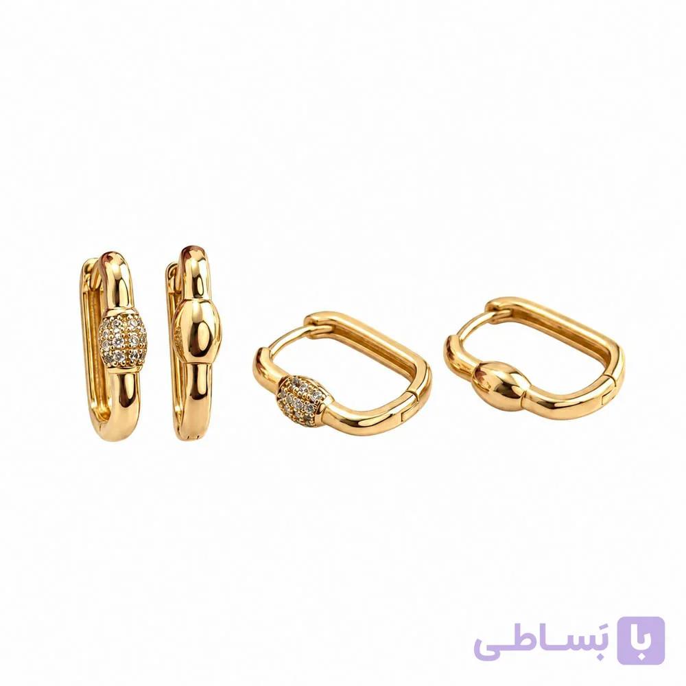 گوشواره مینیمال لنگه‌به‌لنگه ژوپینگ