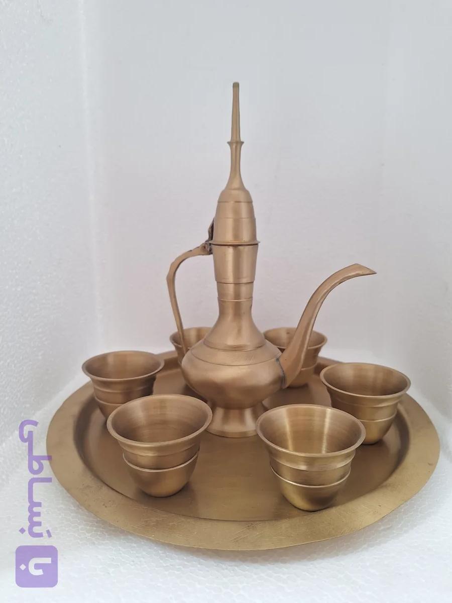 ست کامل قهوه خوری برنجی