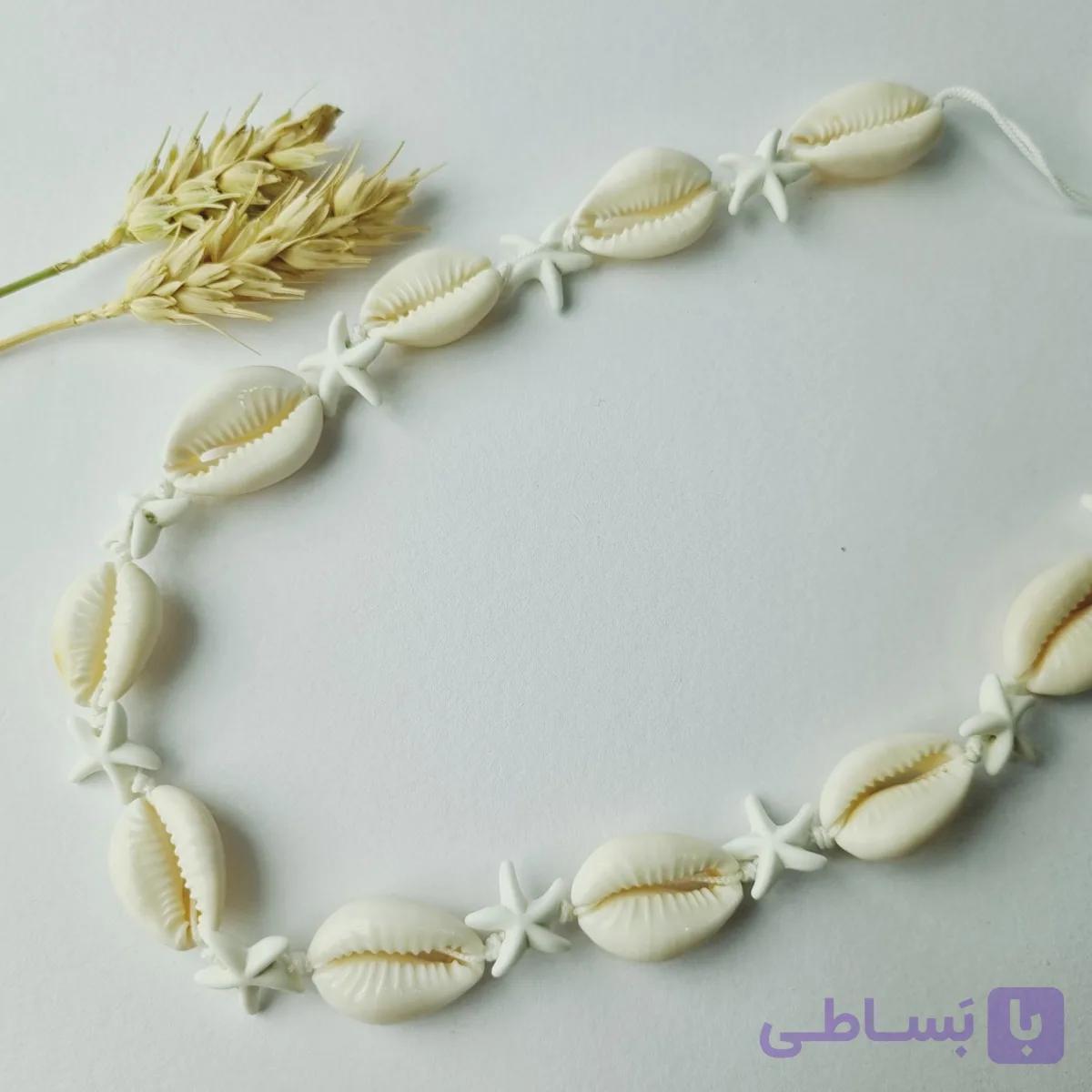 گردنبند صدف و ستاره دریایی طبیعی — تصویر 1