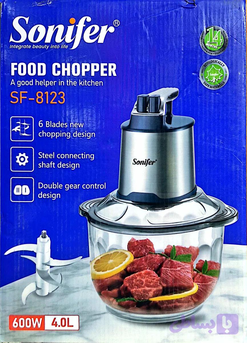 خردکن 4لیتری کاسه پیرکس سونیفر مدلsf-8123