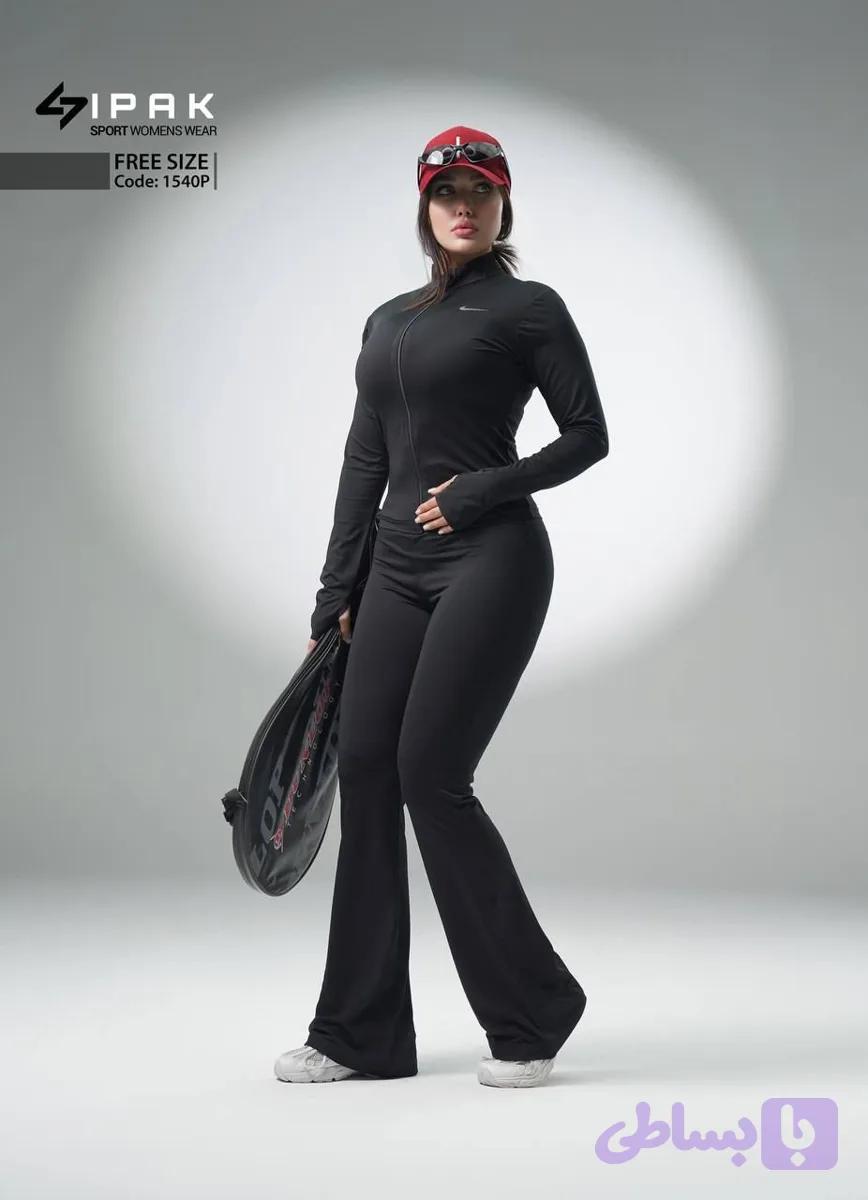 ست ورزشی زنانه با لگ بوتکات کد 051540