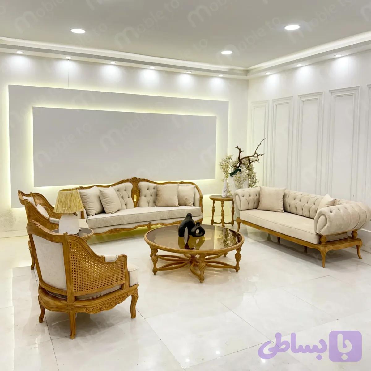 مبل کلاسیک مدل ساناز کد ۱۹۳ — تصویر 1