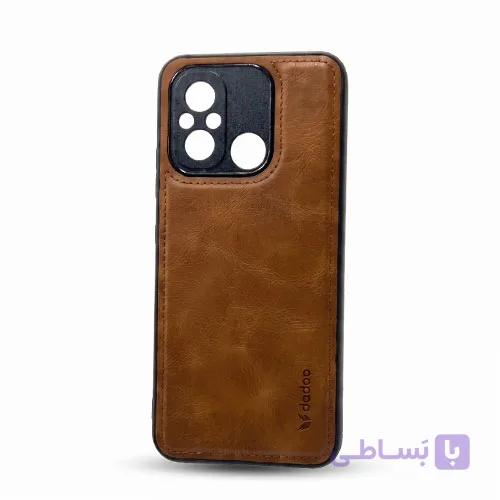 کاور چرمی Dadoo مناسب برای گوشی Redmi 12C — تصویر 1
