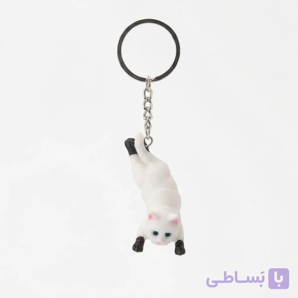 سرکلیدی گربه سفید منعطف