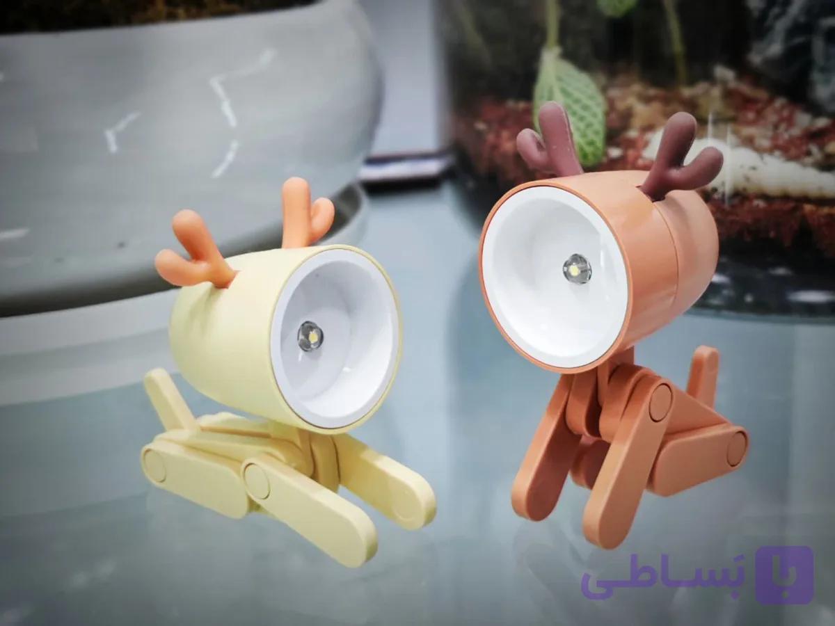 چراغ مطالعه مینی طرح گوزن فانتزی
