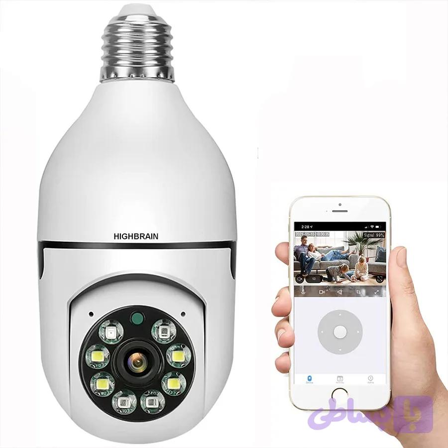 دوربین مدار بسته لامپی بی سیم مدل V380 — تصویر 1