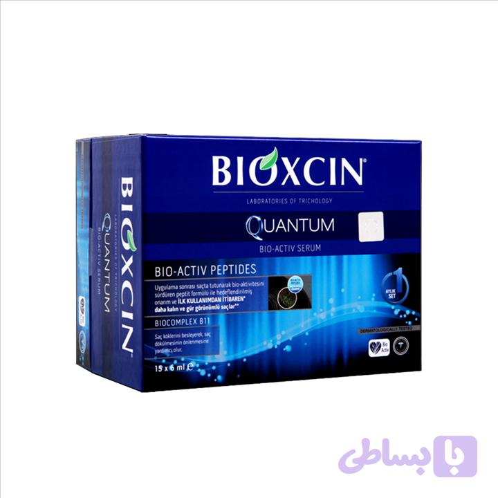 سرم ضد ریزش بیوکسین کوانتوم BIOXCIN QUANTOM مناسب تمام موها حجم ۶ میل