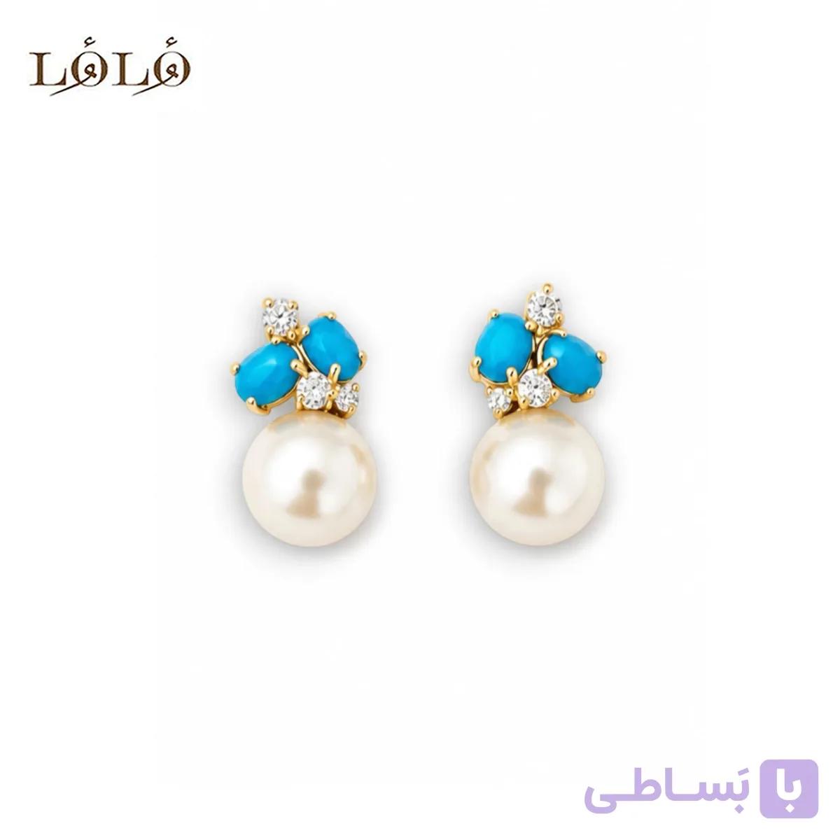 گوشواره برفین فیروزه