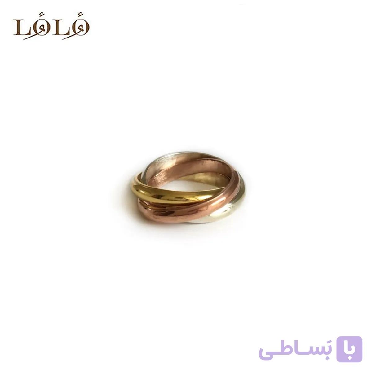 انگشتر ترینیتی کارتیه سه رنگ — تصویر 1