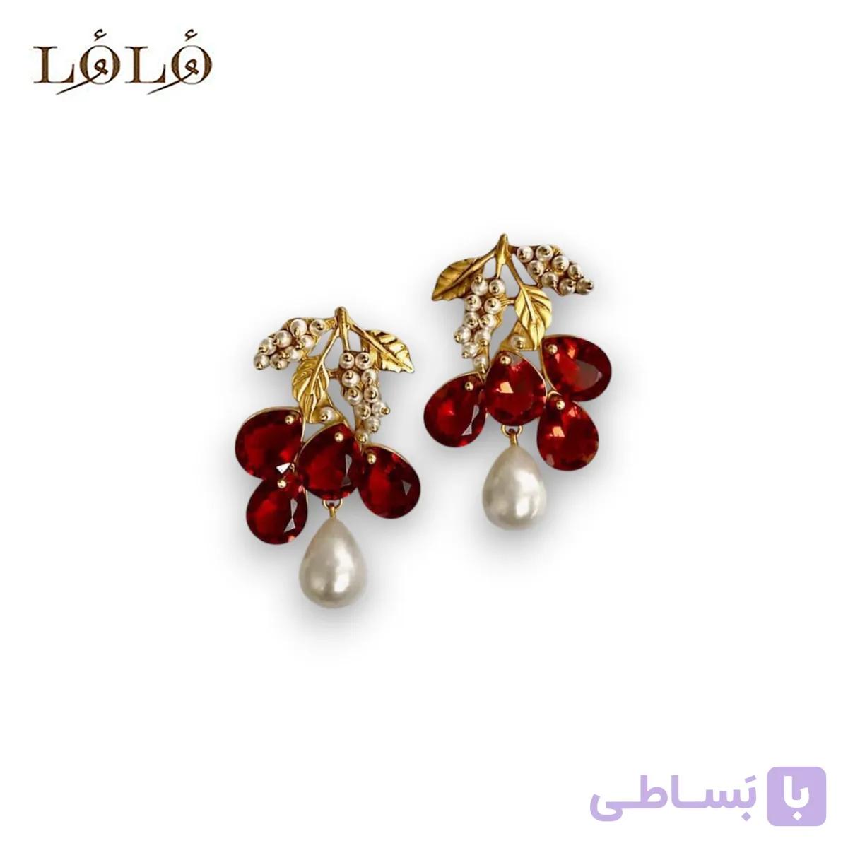 گوشواره خوشه قرمز — تصویر 1