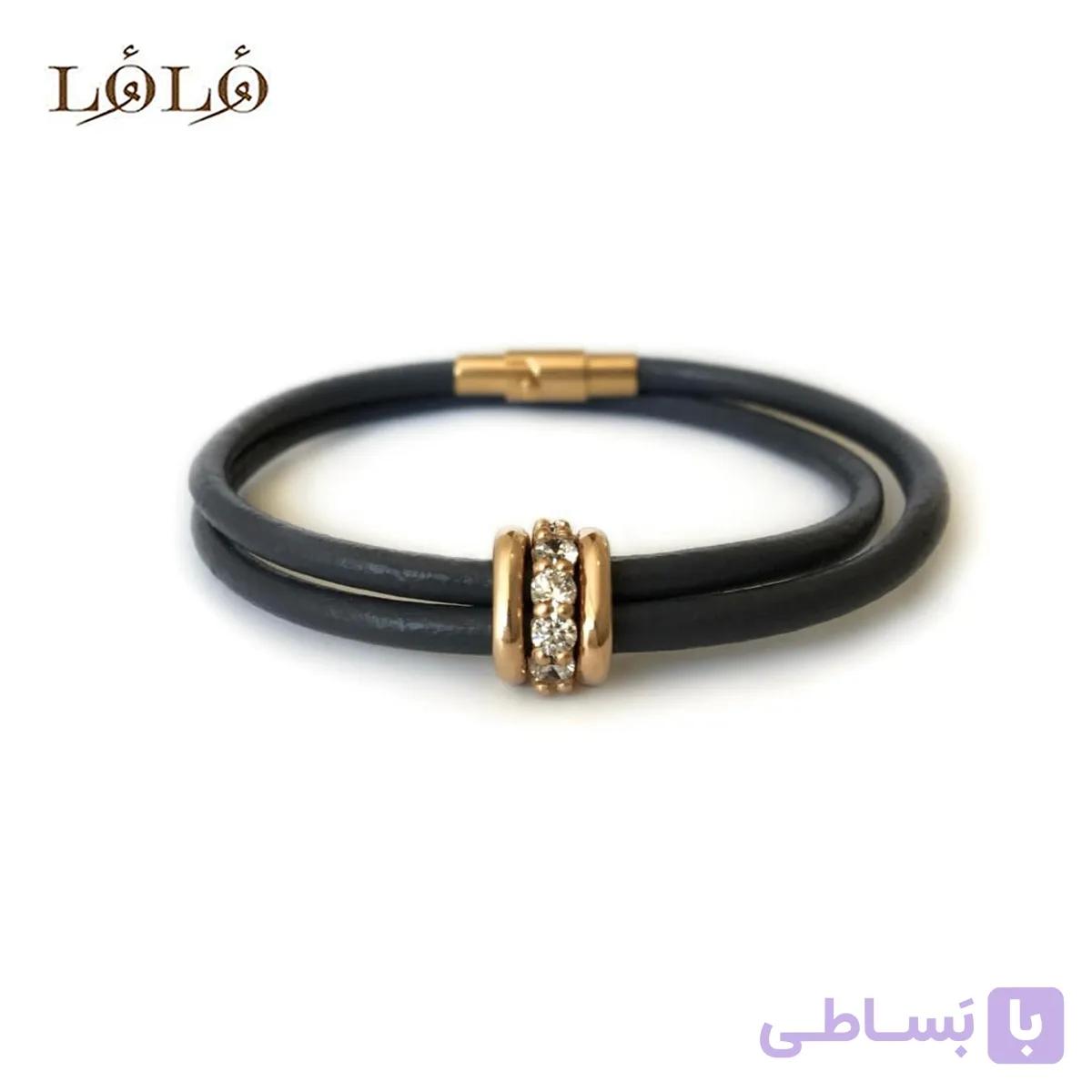 دستبند سه حلقه نقره — تصویر 1