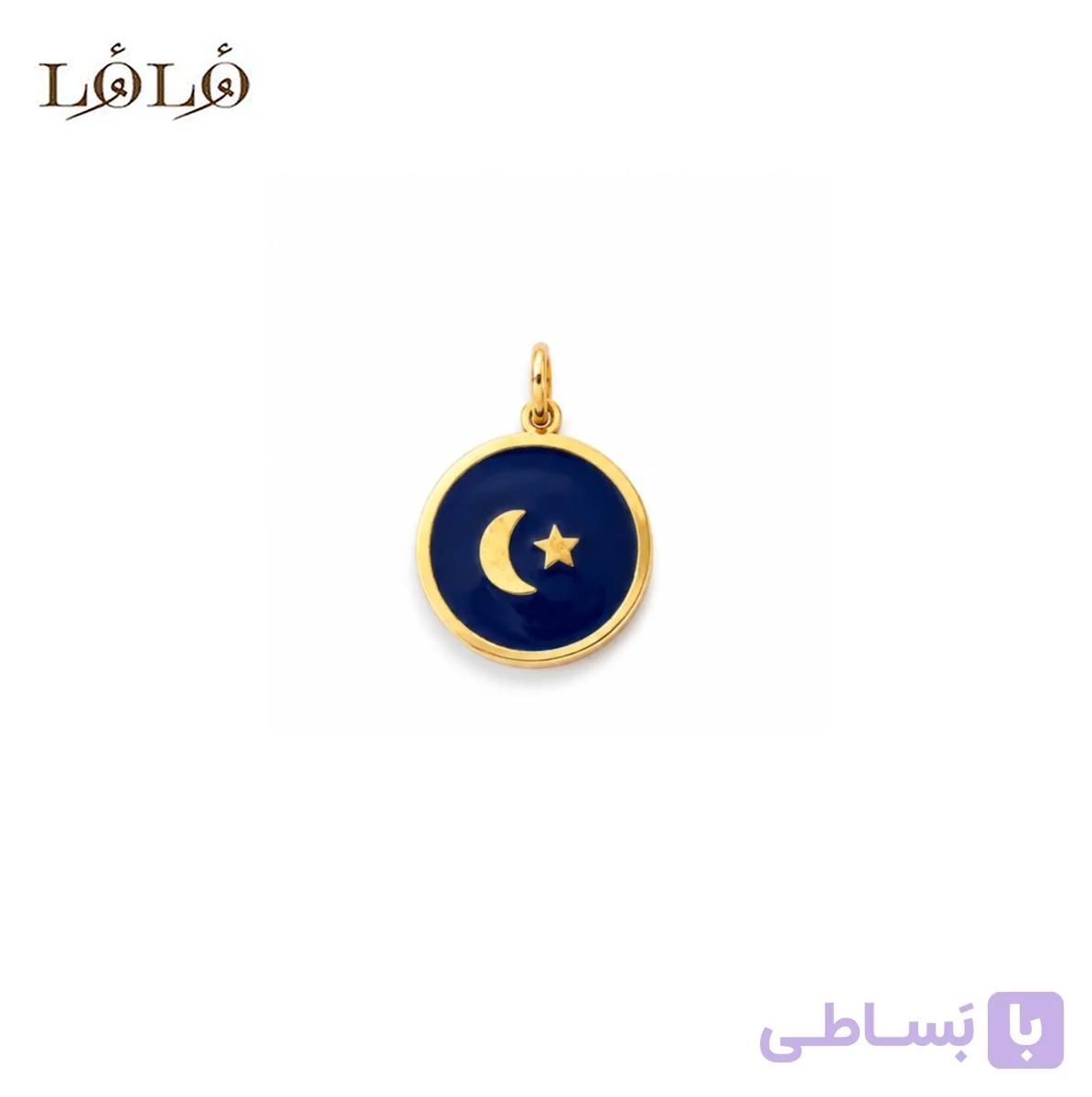 آویز ماه و ستاره نقره