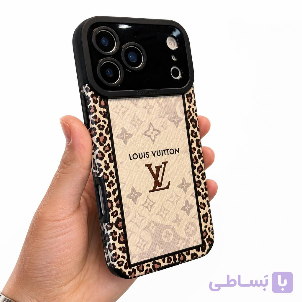 قاب آیفون کرم مدل LOUIS VUITTON | موجود برای سری آیفون