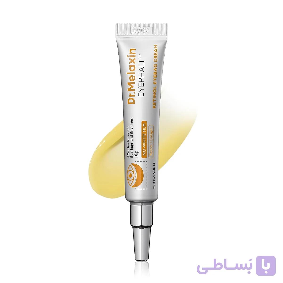 کرم دور چشم رتینول دکتر ملاکسین Eyephalt حجم ۱۰ گرم | Dr.Melaxin Retinol Eyebag Cream — تصویر 1