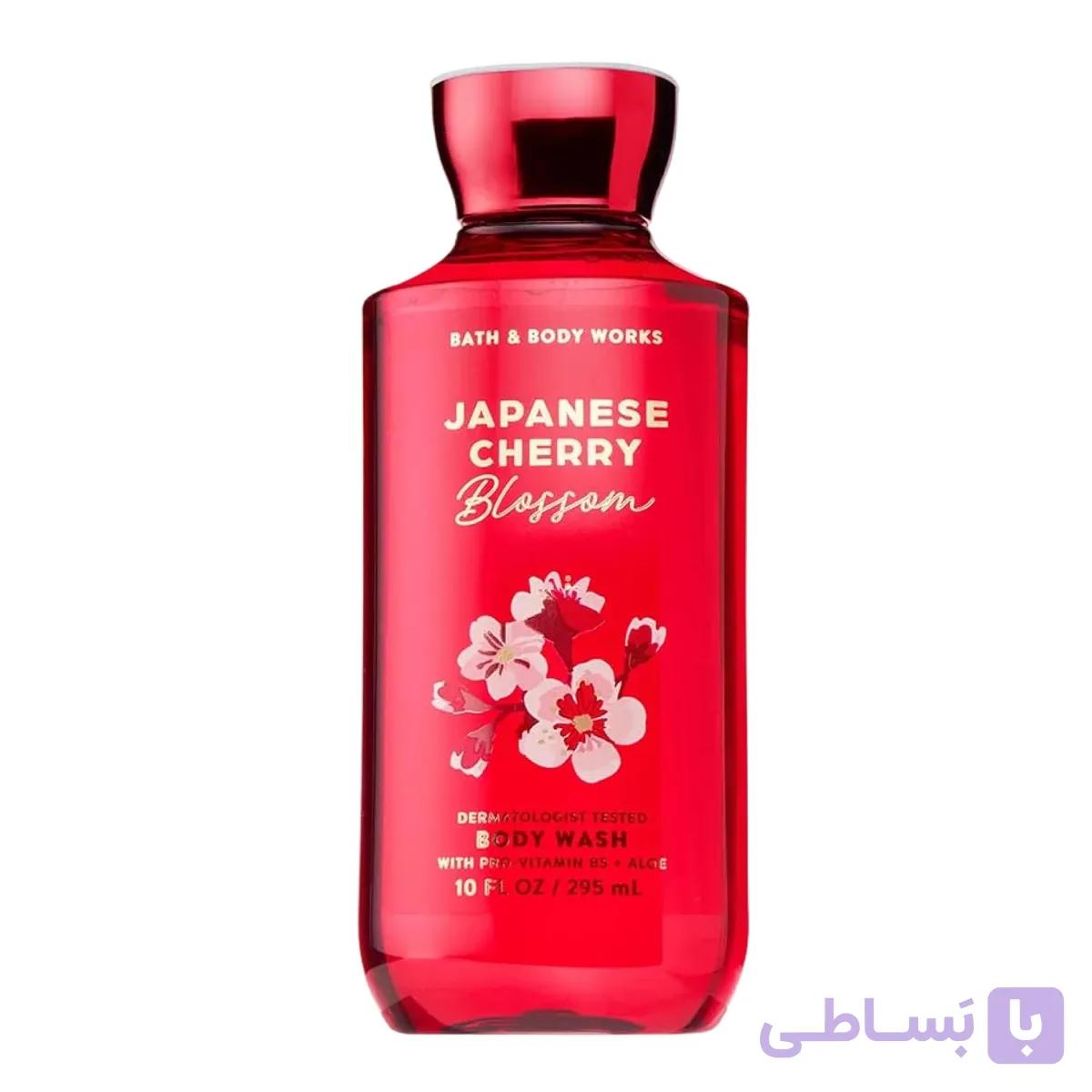 شامپو بدن بس اند بادی ورکس Japanese Cherry Blossom حجم 295ml — تصویر 1