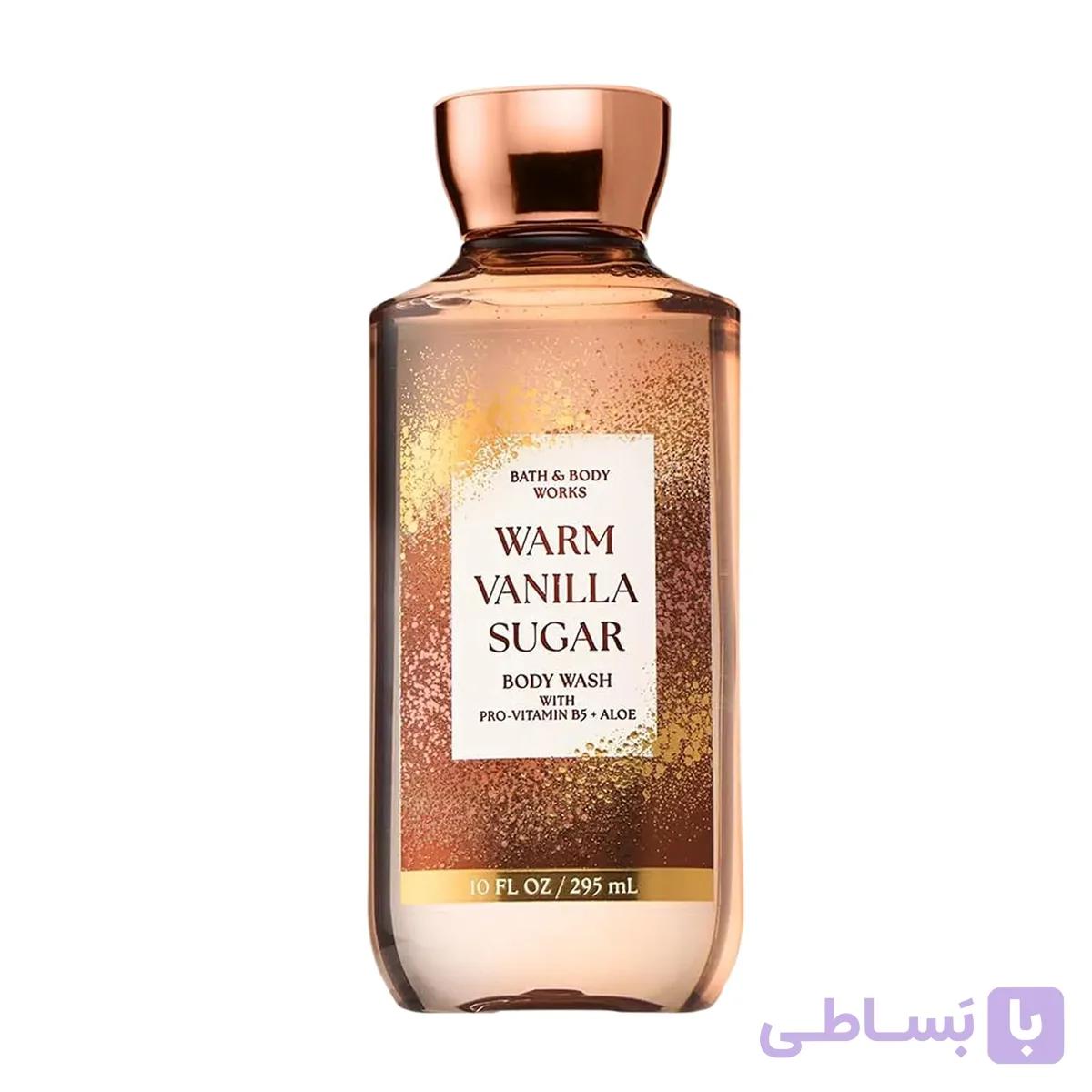 شامپو بدن بس اند بادی ورکس Warm Vanilla Sugar حجم 295ml — تصویر 1