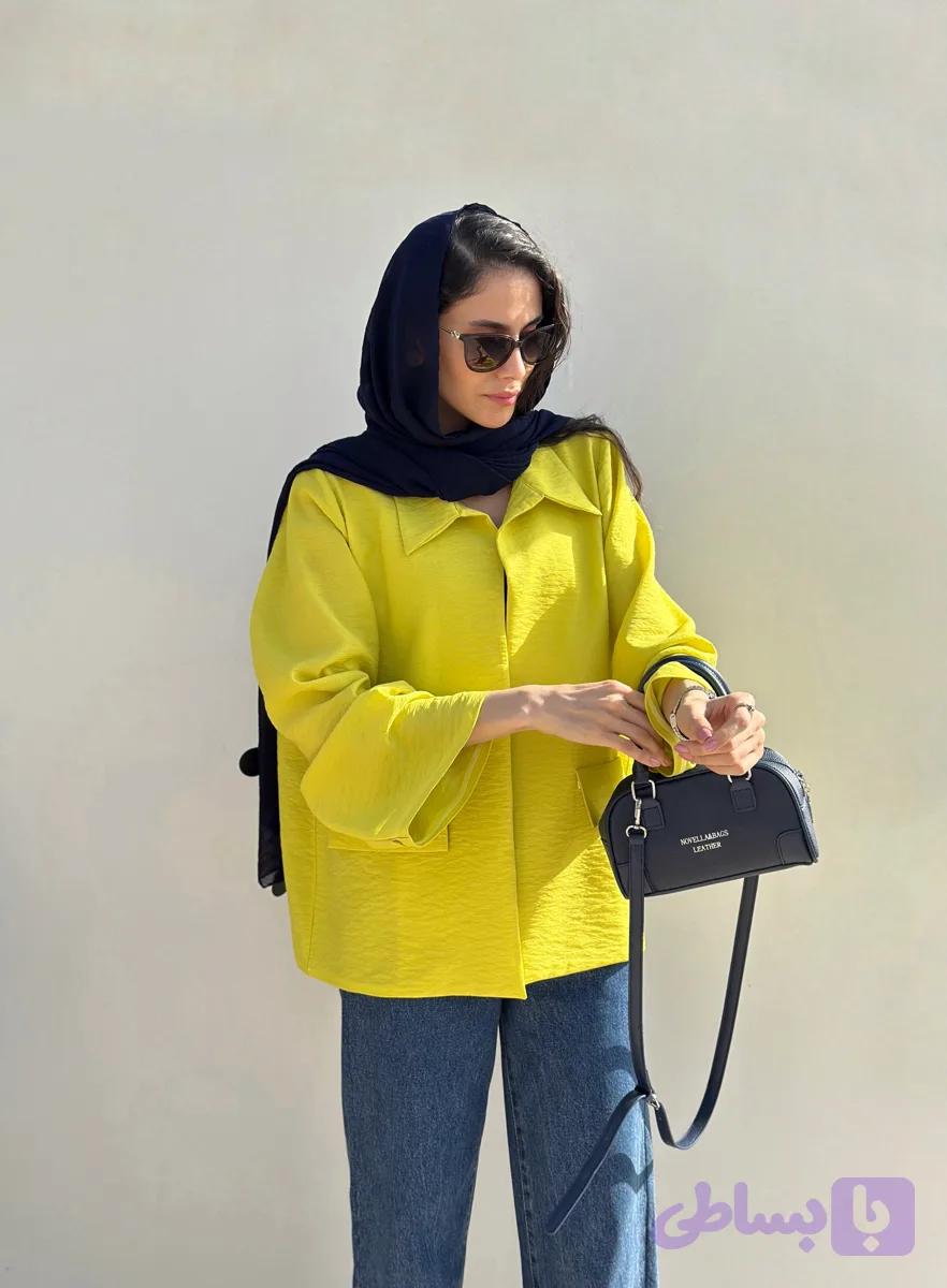کت کوتاه لینن زنانه