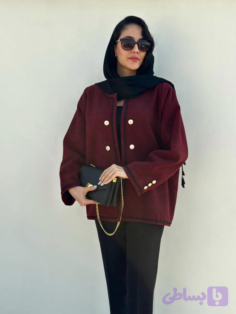 کت پشمی cherry