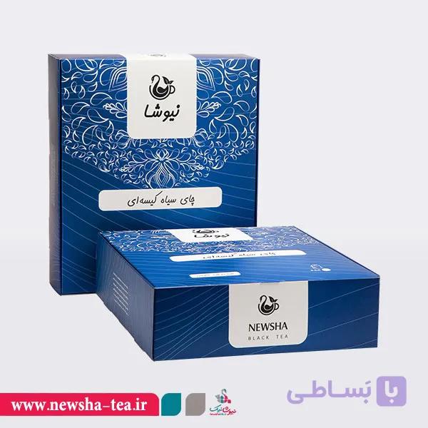 چای خالص کیسه ای 160 عددی نیوشا (لفاف دار)