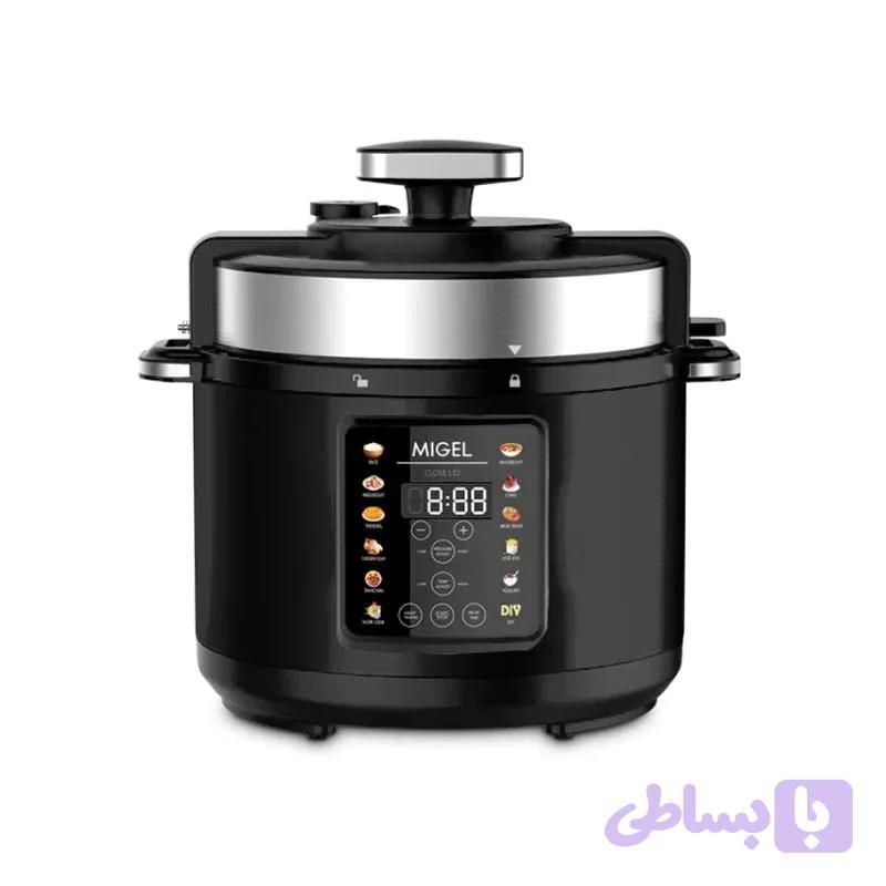 MIGEL زودپز برقی 6 لیتری میگل مدل GPC 600 رنگ مشکی