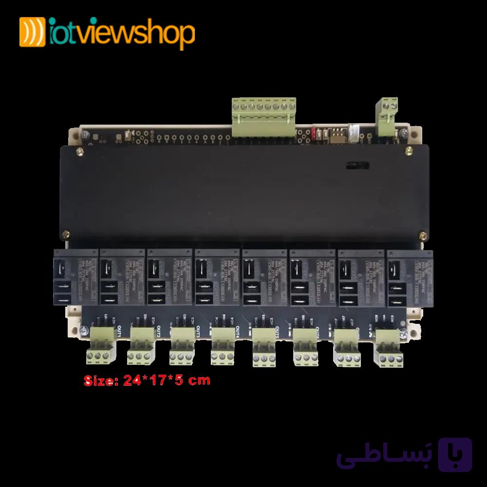 کنترل پیامکی ریموتی 8 کاناله LG8857M رله 30A — تصویر 1