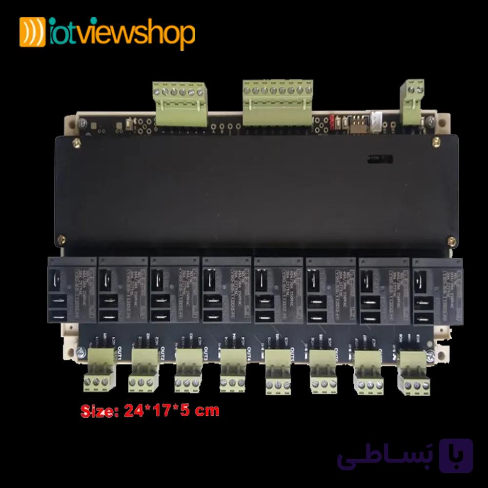 پیامکی 8 کاناله تایمردار LG8818 رله 30A