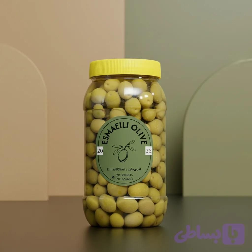 زیتون کنسروی مانزانیلا سوپر ویژه طارم ۱ کیلویی،بسیار گوشتی با هسته ریز