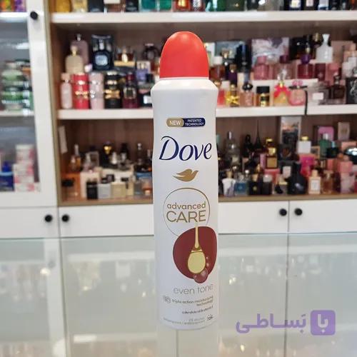 اسپری ضدتعریق زنانه داو مدل Even Tone (250 میل) — تصویر 1