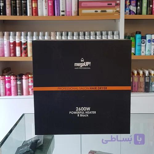 سشوار حرفه ای مگاآپ 2600 وات مدل R- BLACK — تصویر 1