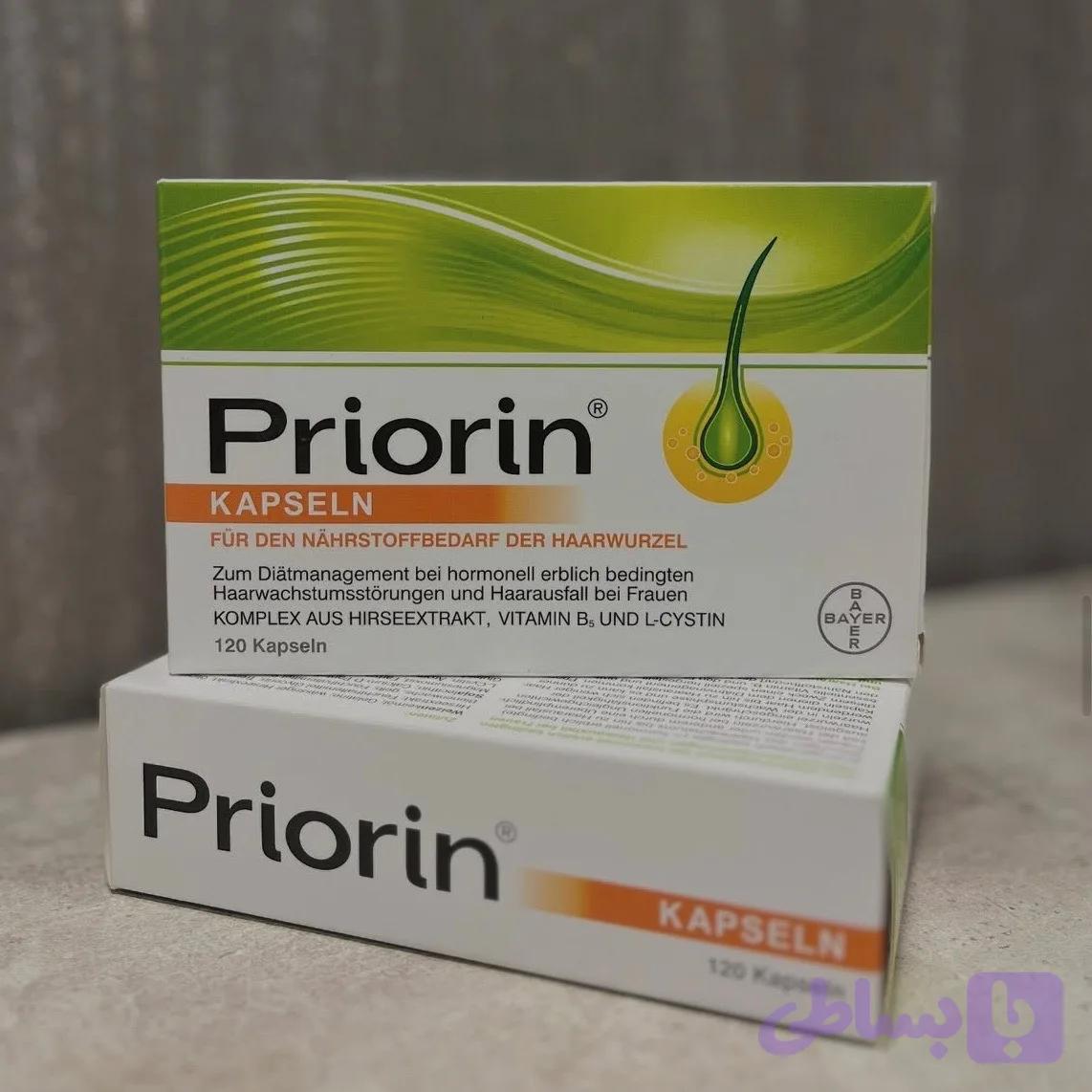 کپسول پریورین اصل آلمان 120 عددی | Priorin Bayer
