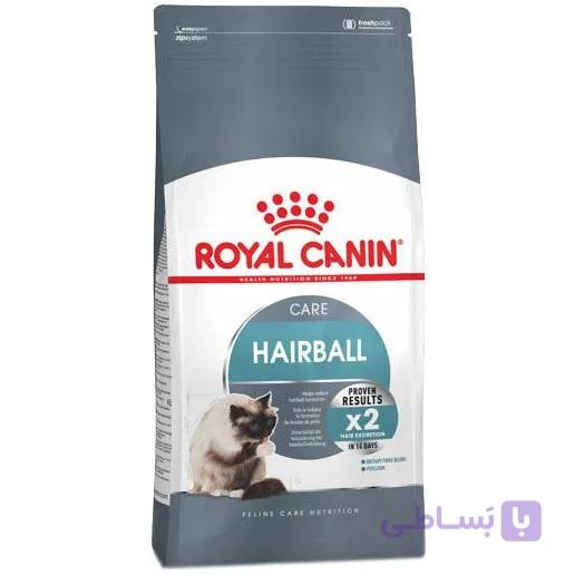 غذای گربه رویال کنین هیربال Hairball Care وزن ۲ کیلو | ضد گلوله مو