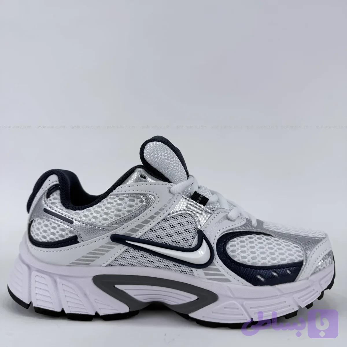 کتونی نایکی وی 5 سفید سرمه ای Nike V5 White Navy کد 2322