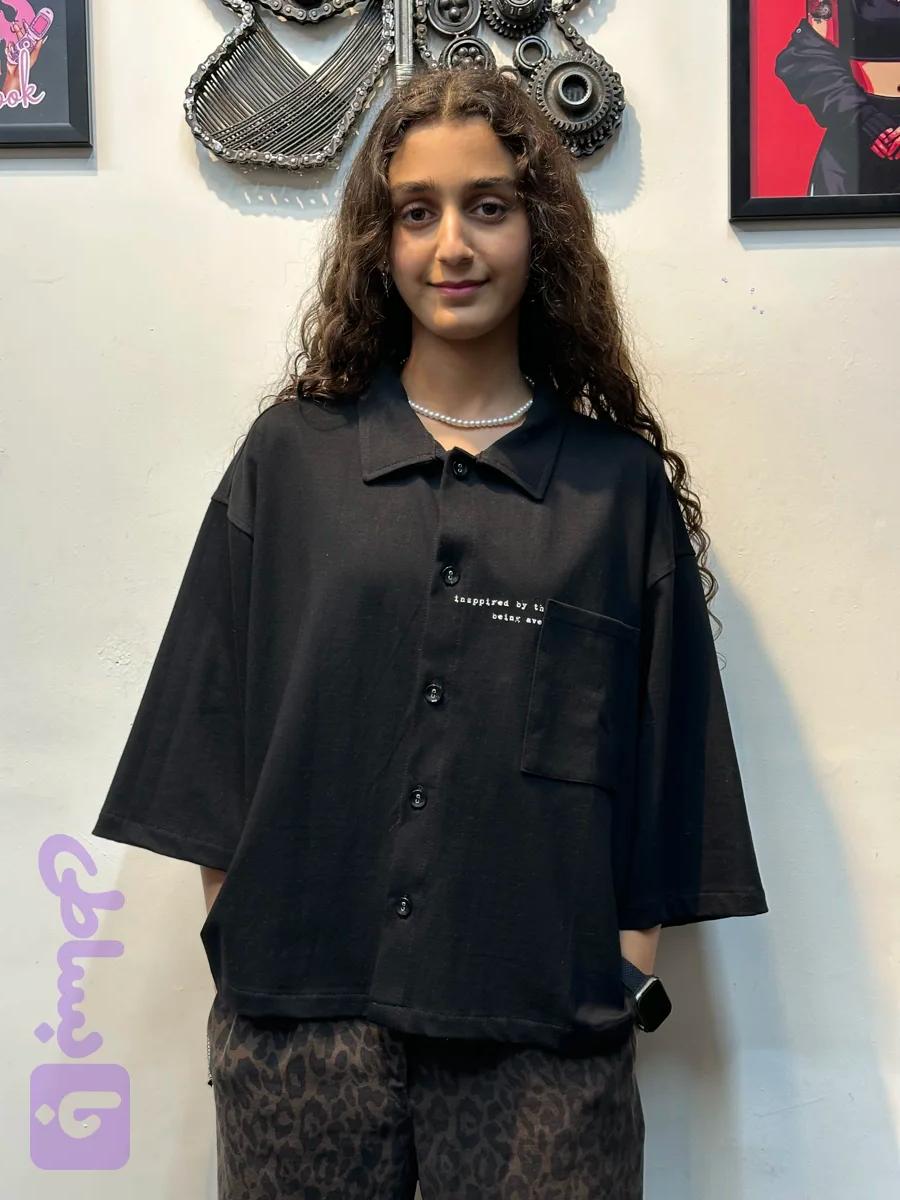 تیشرت دکمه دار فریزکا