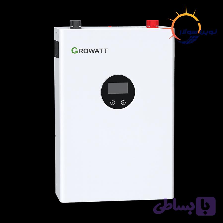 باتری لیتیومی 5 کیلووات گرووات دیواری 100 آمپر ۴۸ ولت (Growatt HOPE 5.0L/LW-B1) — تصویر 1