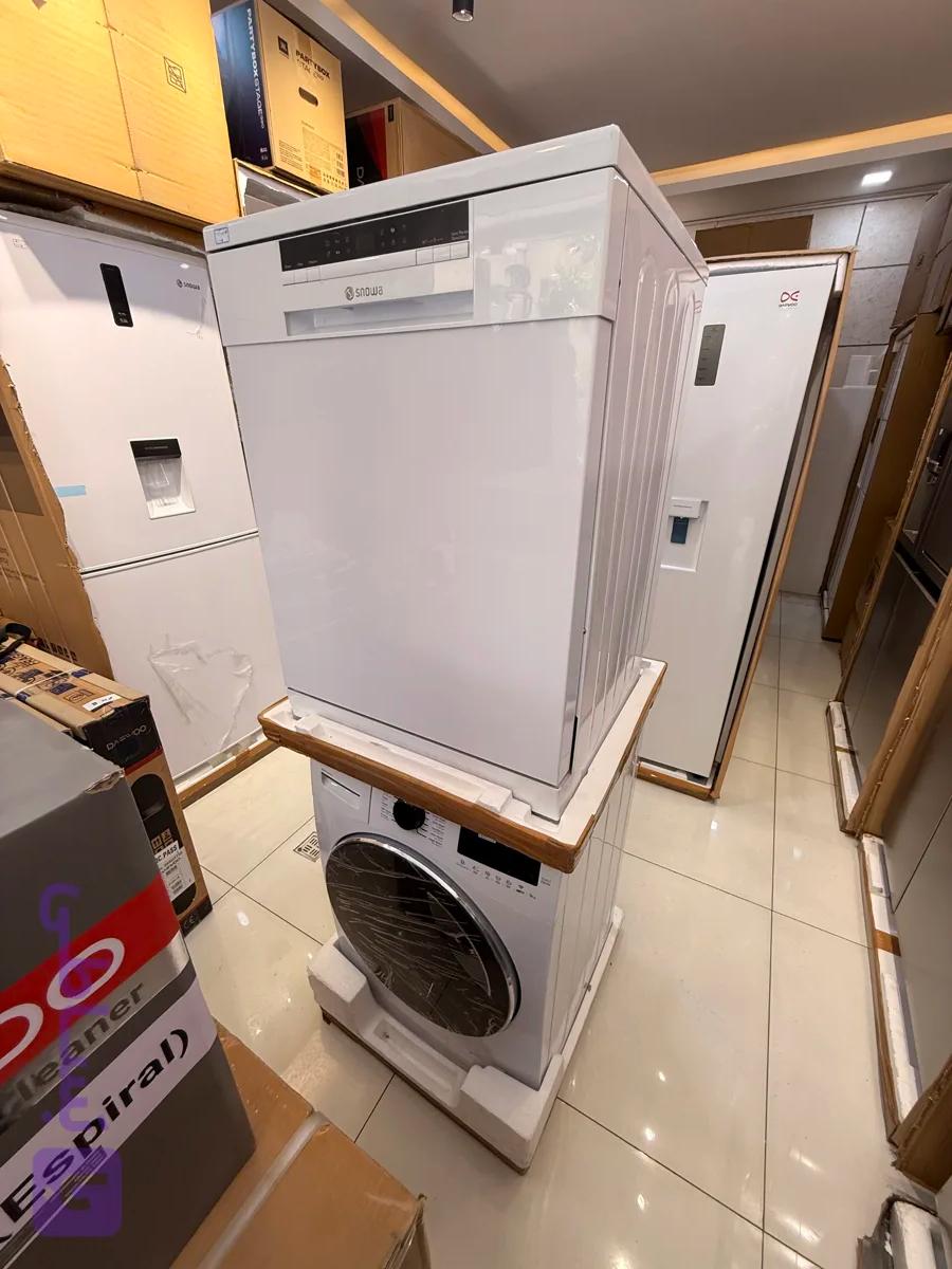 ماشین ظرفشویی سفید اسنوا مدل SDW-226W